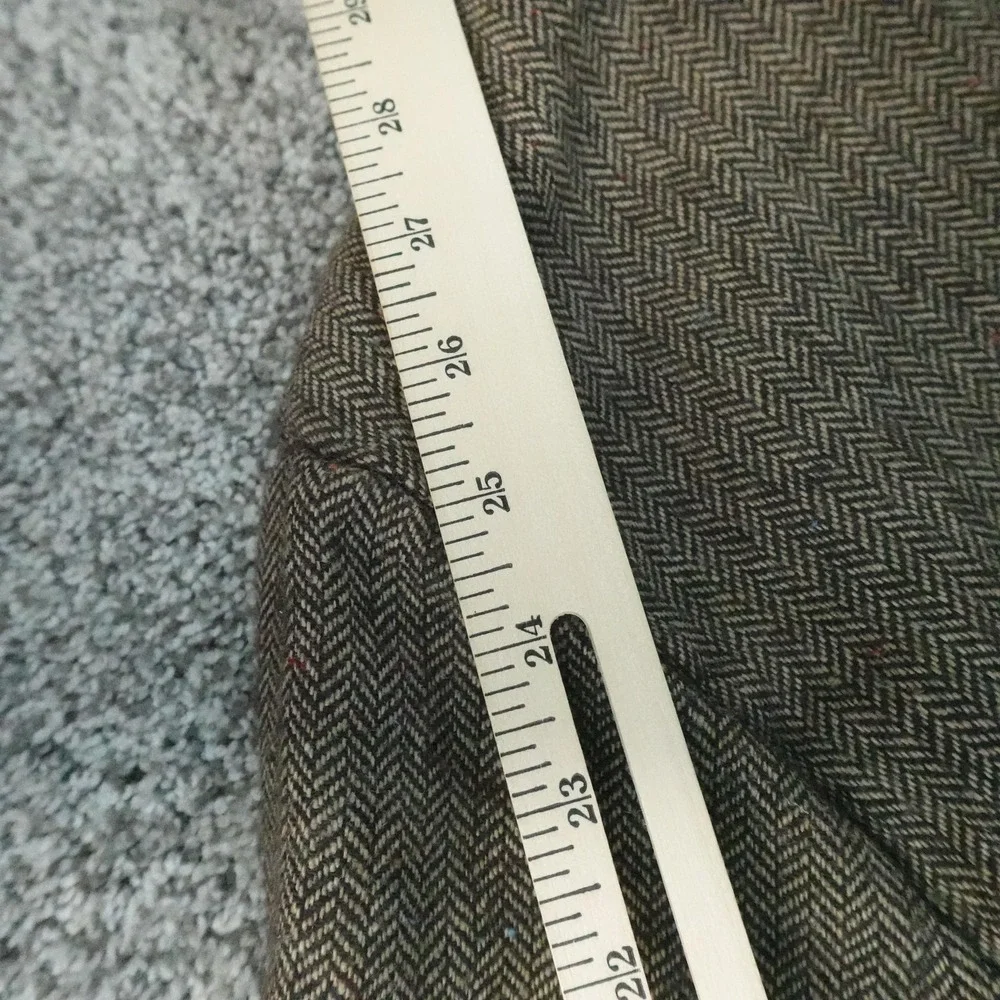 American Eagle Blazer Mens L Brown Speckled Herringbone Tweed Sport Coat Jacket